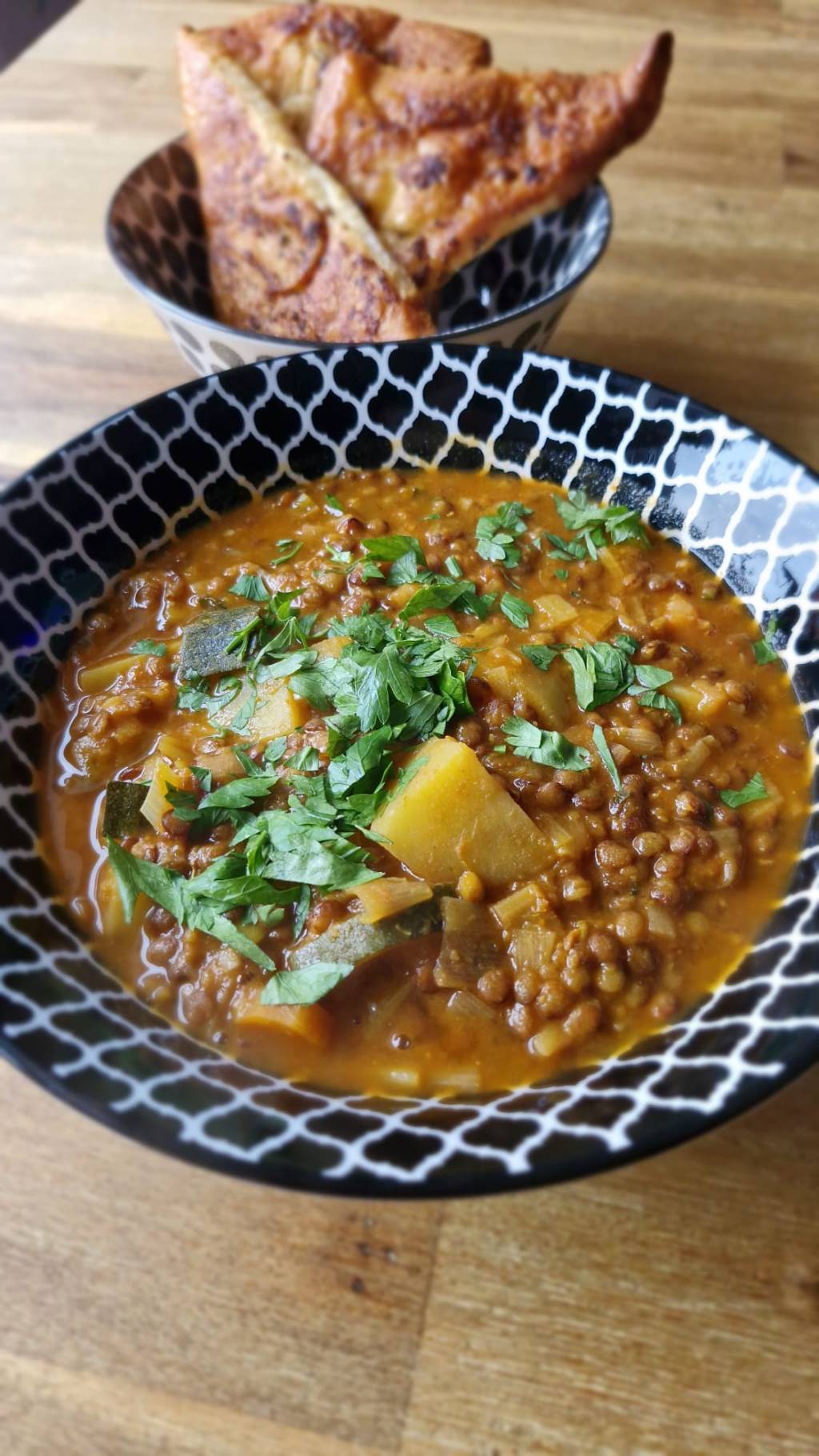 Linseneintopf, indische Art