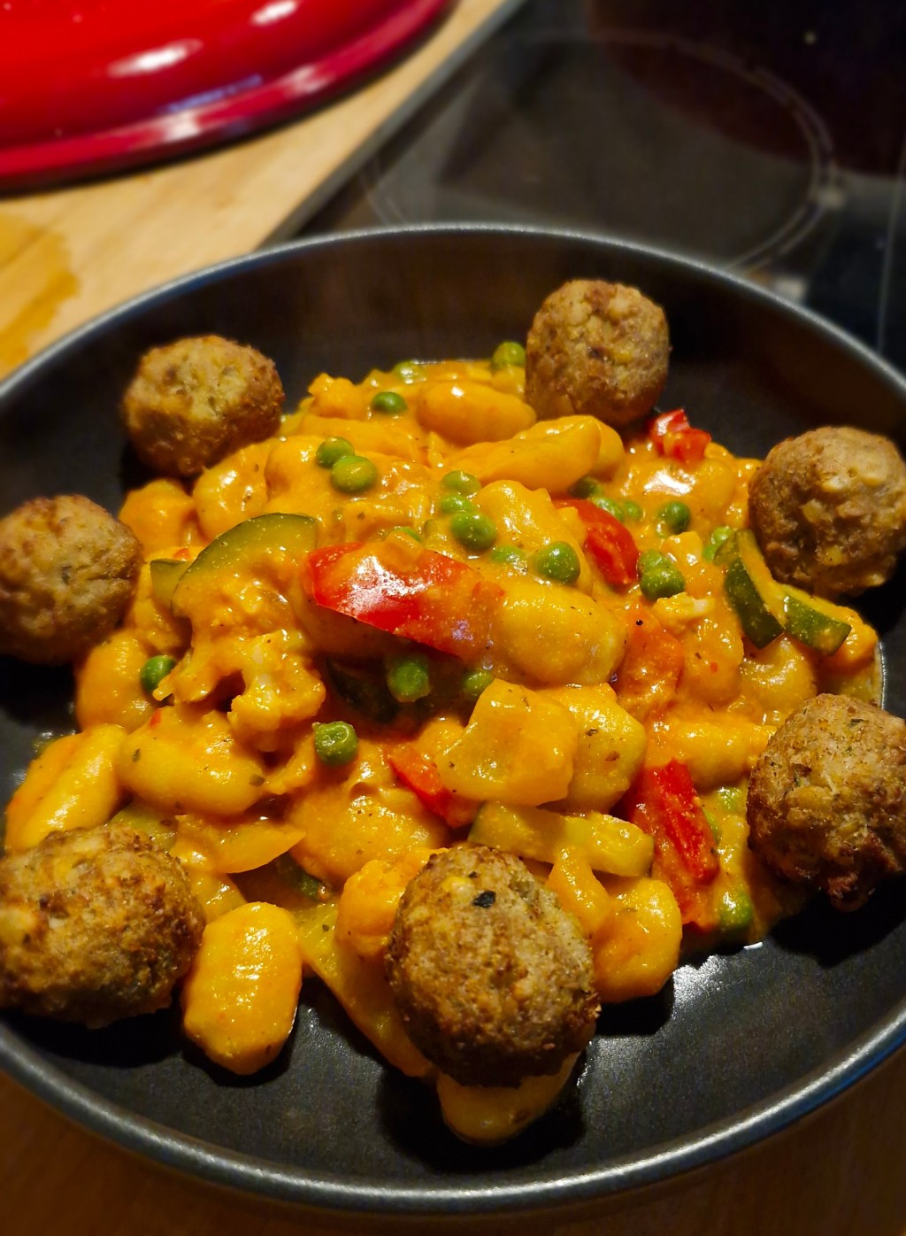 Gnocchi mit Paprika-Creme-Sauce